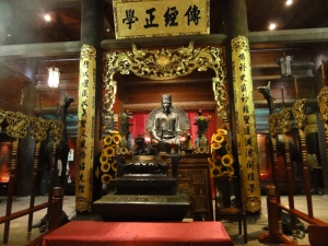 The main shrine at the Temple of Literature.