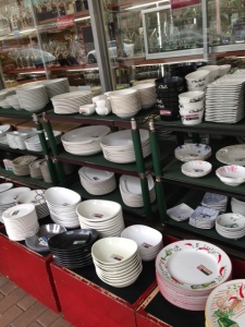 Shop after shop full of dishes for every type of restaurant or occasion. 