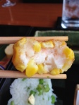 Shrimp and corn dumpling